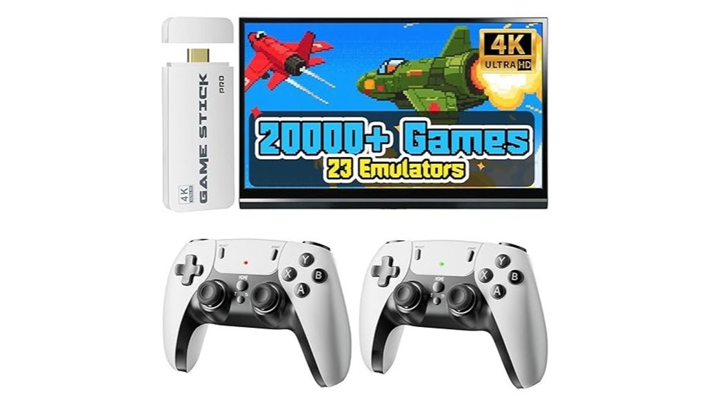 4k wireless retro console