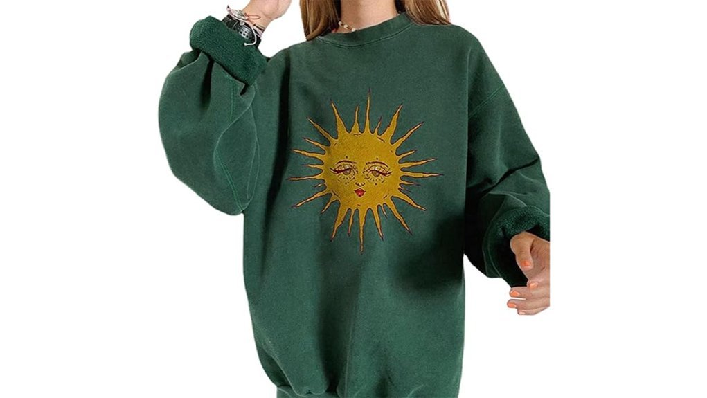 90s aesthetic oversized sweatshirt