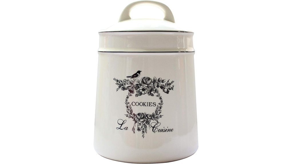 airtight vintage cookie jar