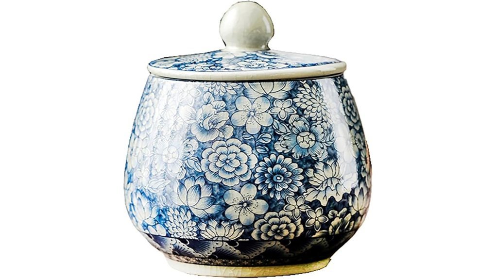 airtight vintage tea canister