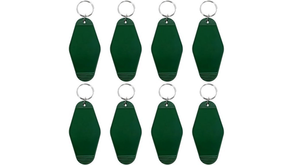 blank hotel key tags