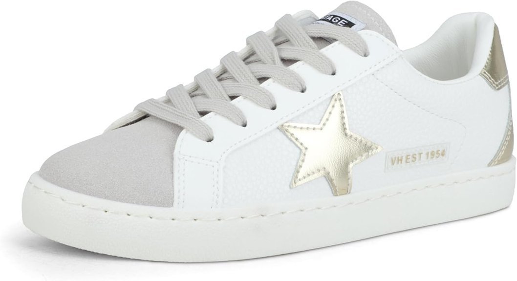 casual vintage low top sneakers