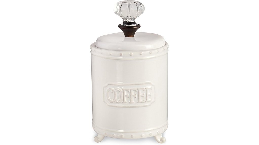 ceramic coffee canister handle