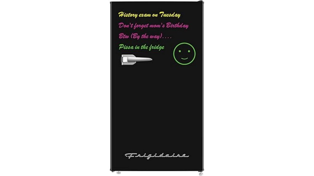 compact blackboard refrigerator 3 2 cu ft