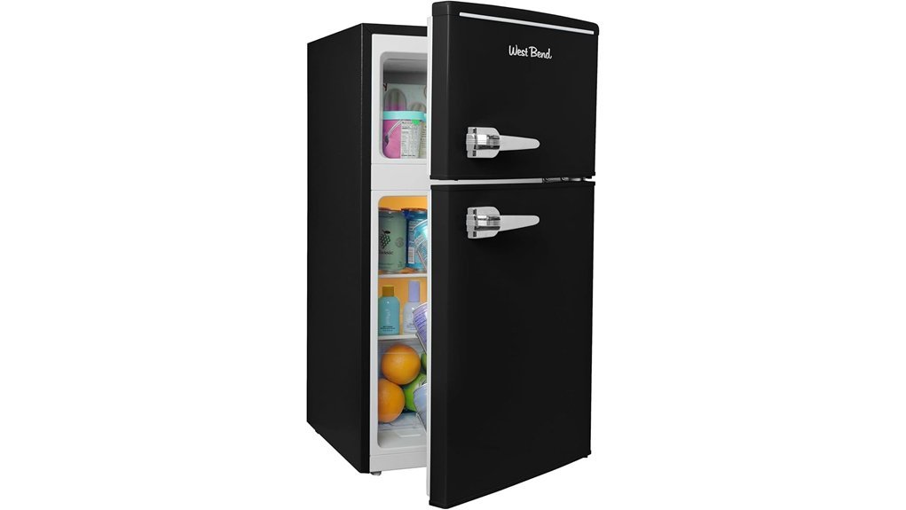 compact refrigerator with freezer