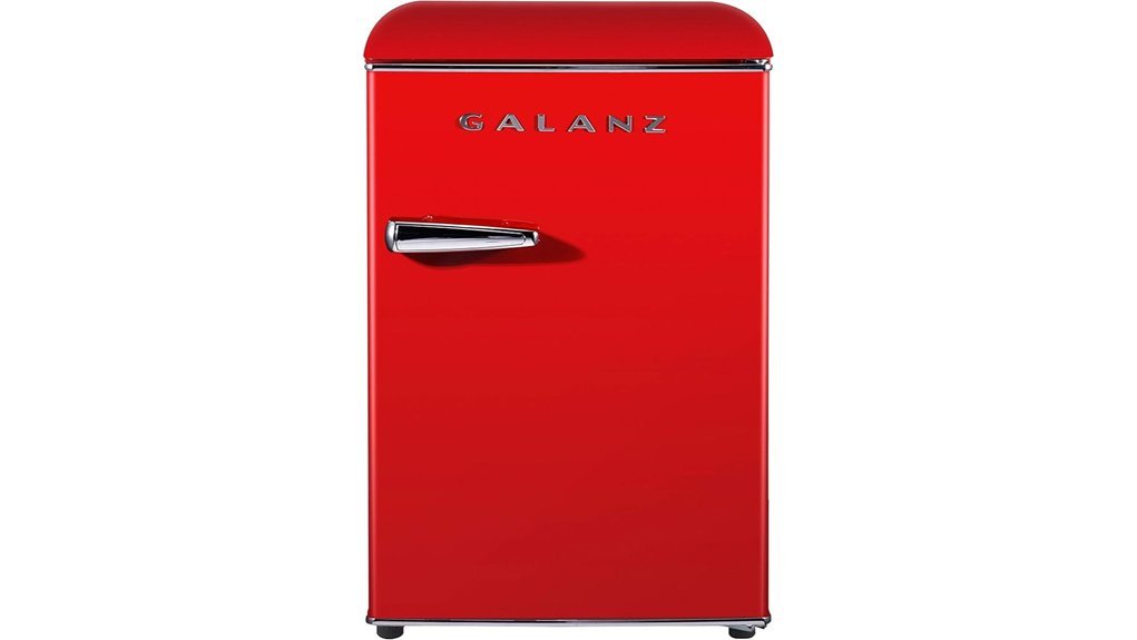 compact retro mini fridge