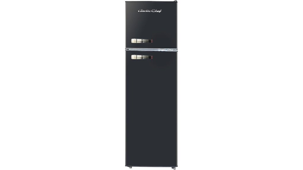 compact retro style fridge