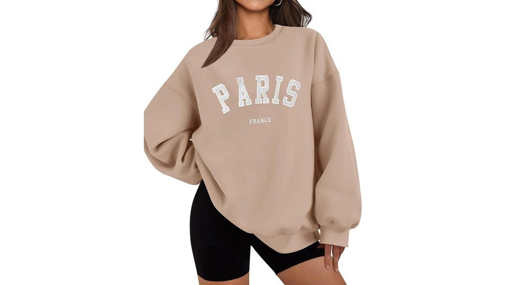 cozy oversized fleece sweatshirt