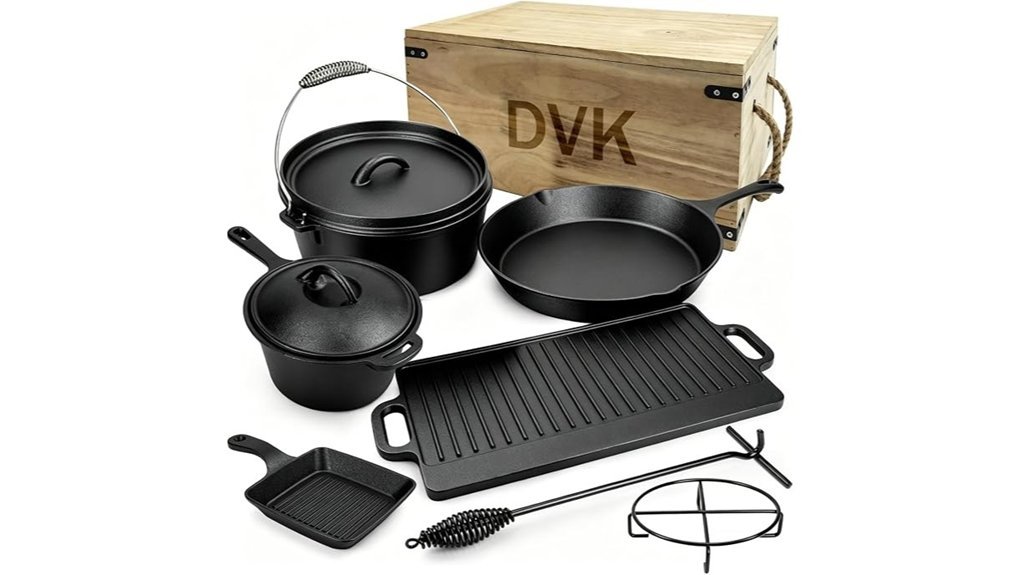 durable cast iron cookware