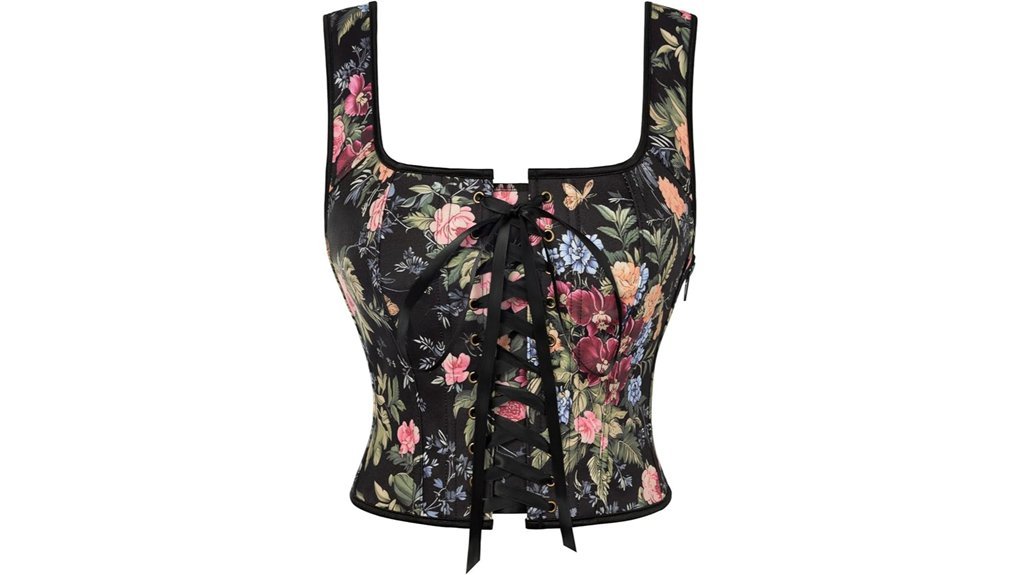 elegant gothic corset top