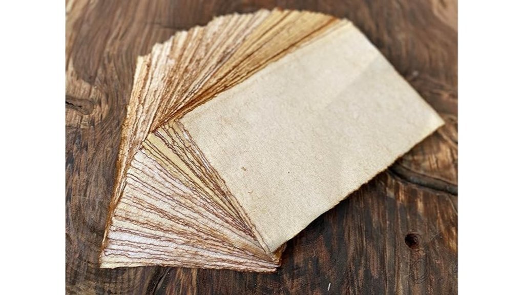 handmade vintage deckle cards