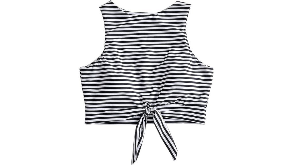 high neck cut out bikini