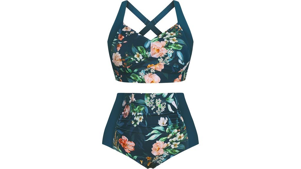 high waisted tummy control bikini