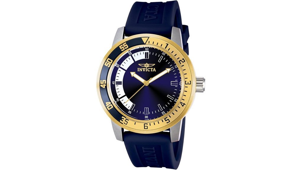invicta silicone quartz watch