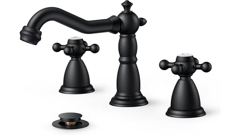 matte black bathroom faucet
