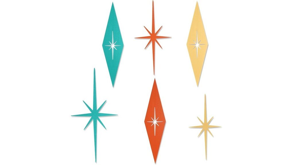 mid century starburst art