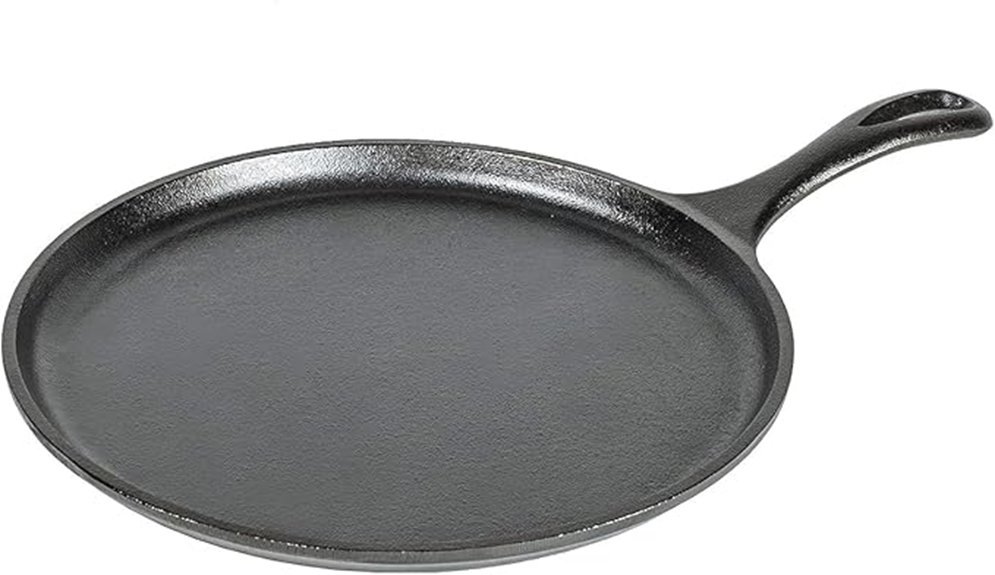 pre seasoned cast iron griddle