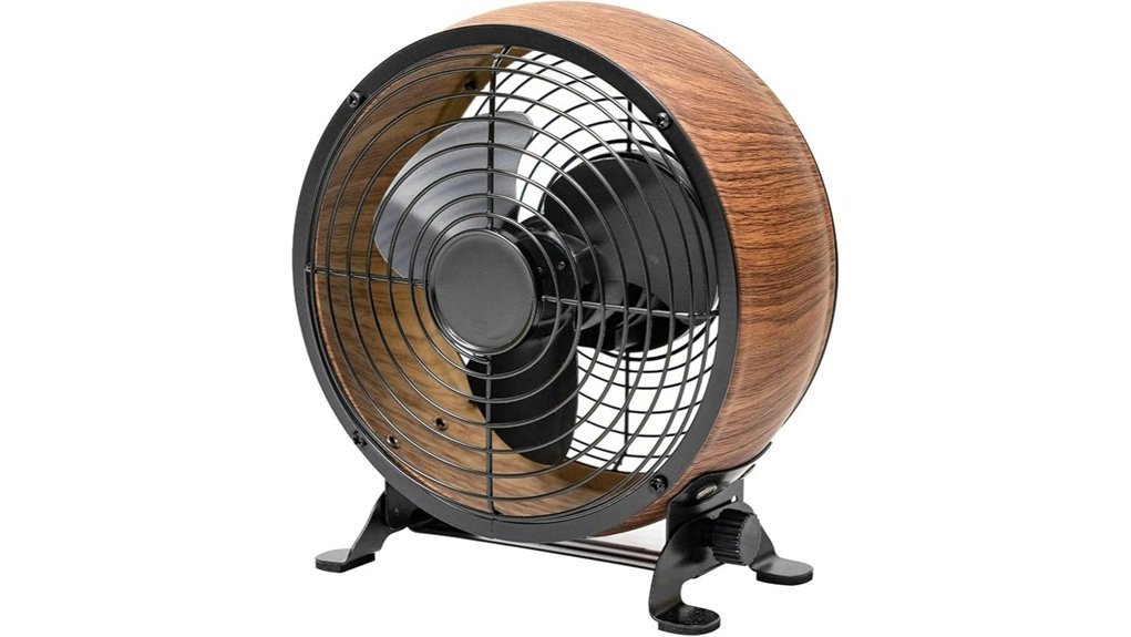 retro 5 metal fan
