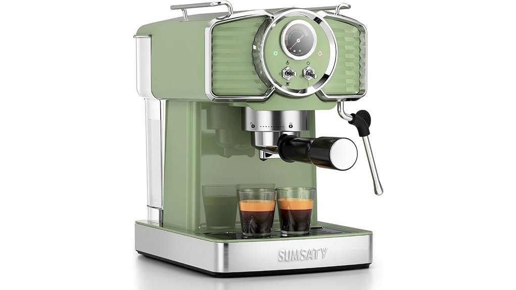 retro espresso machine bundle