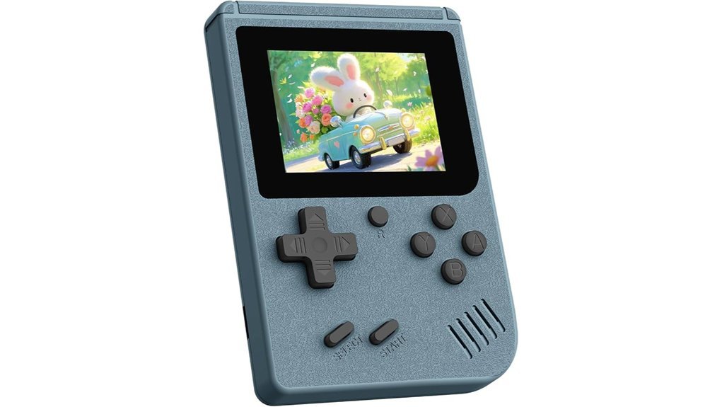 retro handheld with games