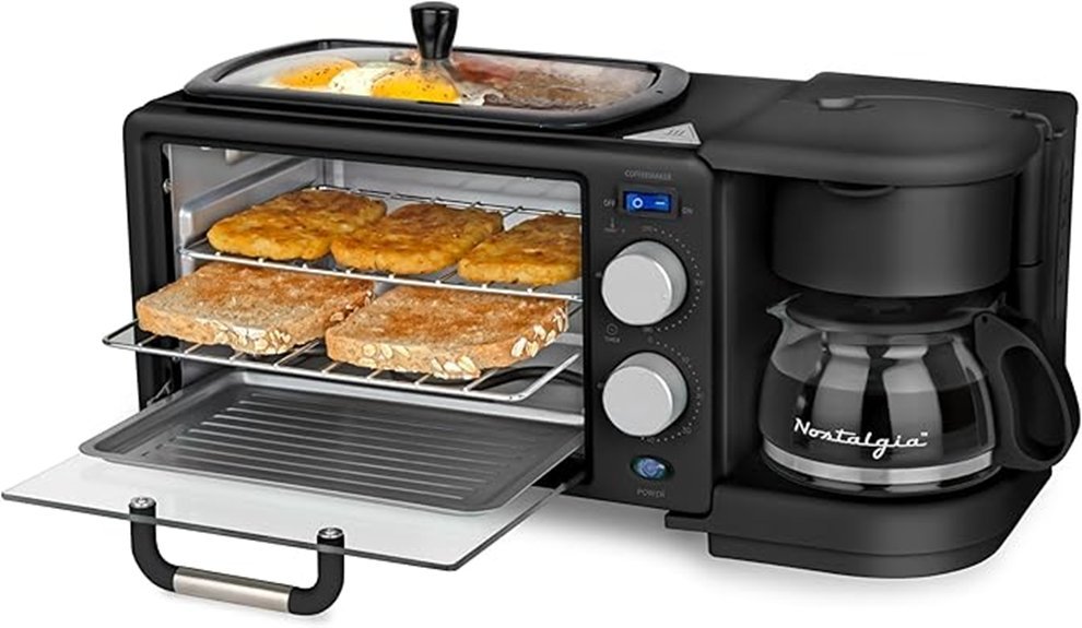 retro multi functional breakfast station