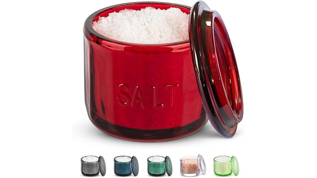 ruby red salt cellar