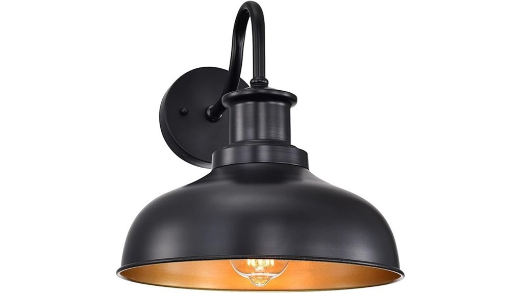 rustic outdoor black lantern