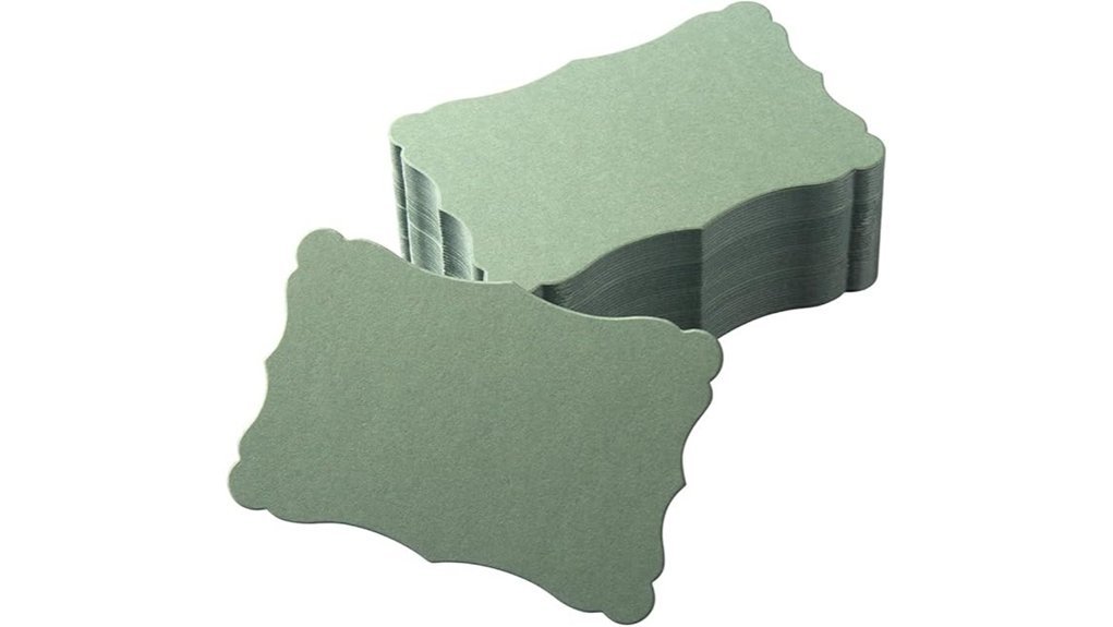 sage green note cards