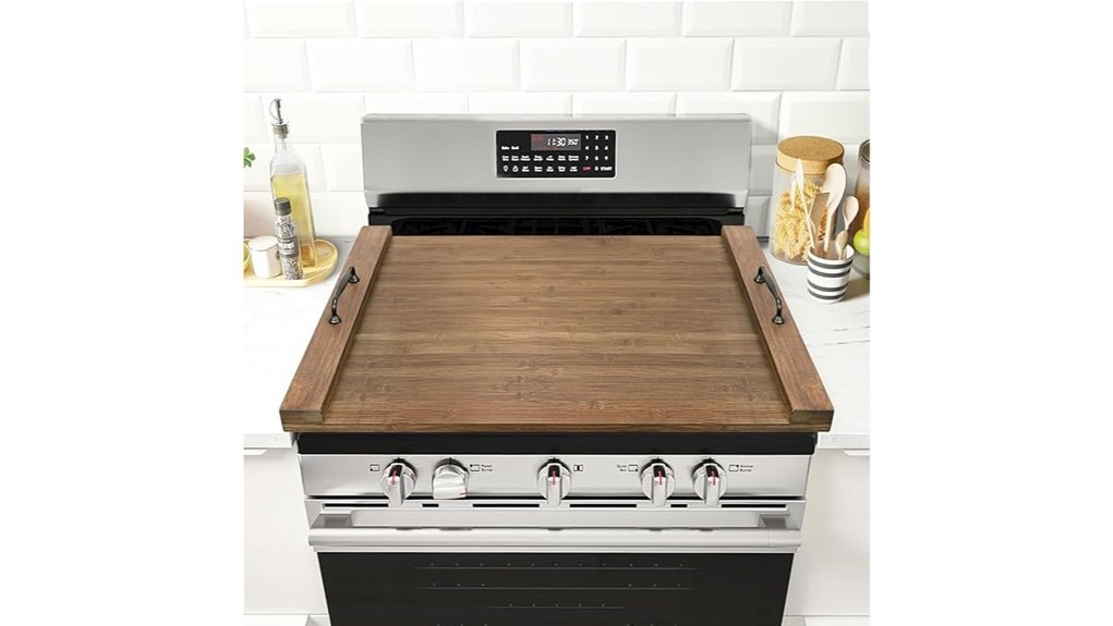 stove cover with handles
