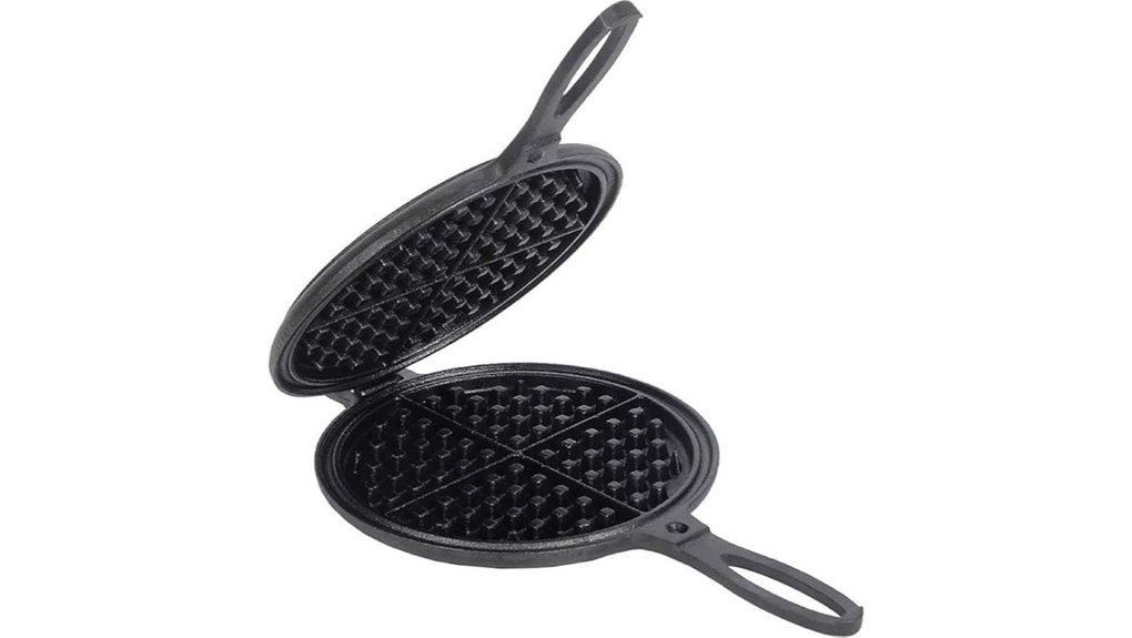 stovetop cast iron waffle maker