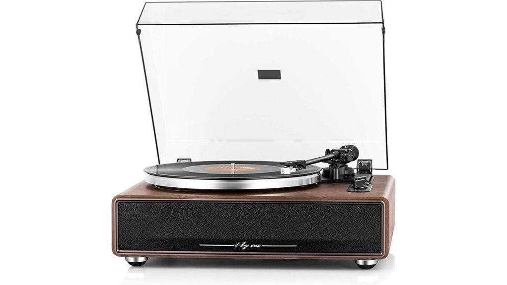 turntable with built in speakers