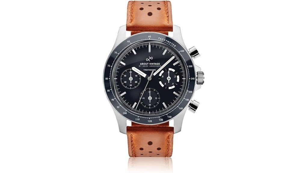 vintage 1960s stainless steel chronograph