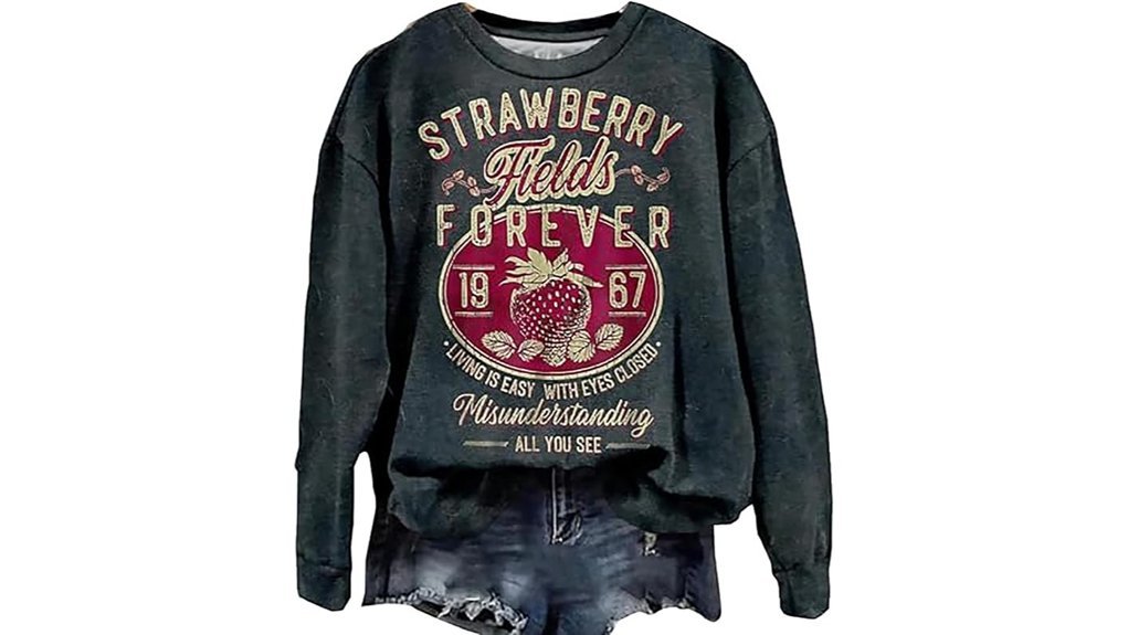 vintage beatles sweatshirt women