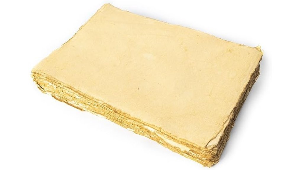 vintage deckled edge paper
