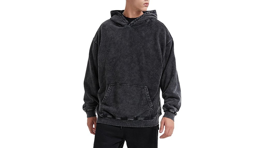 vintage oversized cotton hoodie