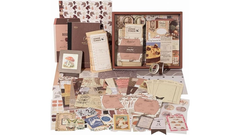 vintage scrapbooking journal kit