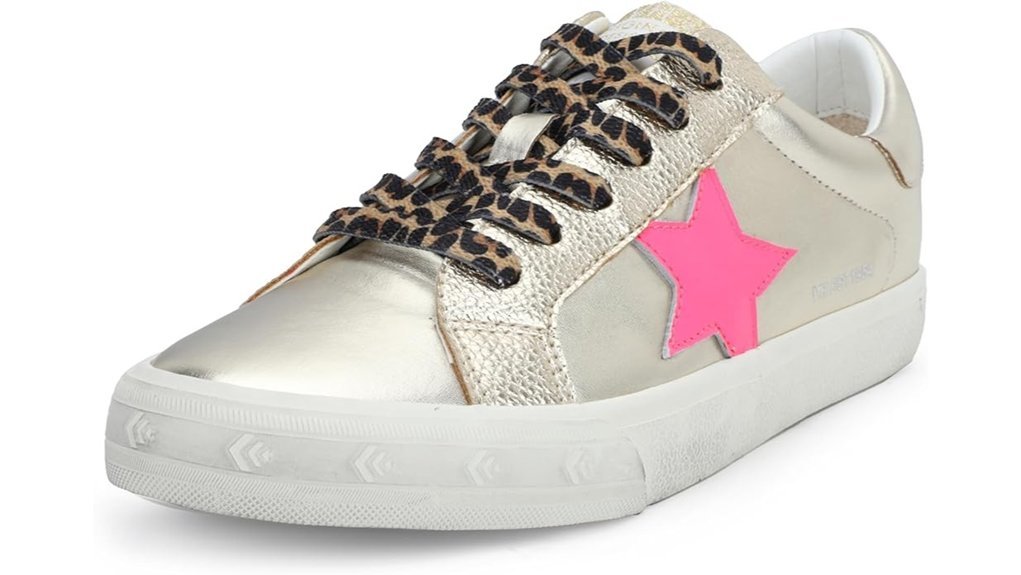 vintage slip on fashion sneakers