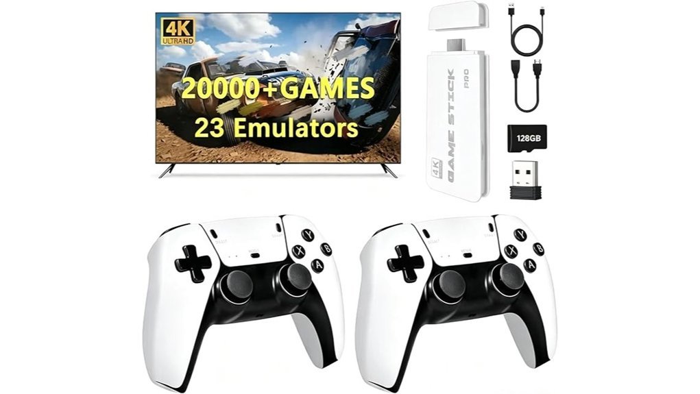 retro gaming console bundle